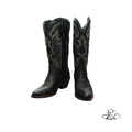 Classic Leather Cowboy Boots